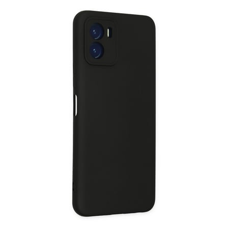 Vivo Y15s Kılıf Nano İçi Kadife Silikon - Siyah