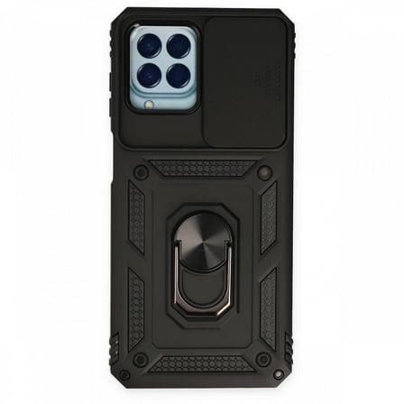 Samsung Galaxy M33 Kılıf Pars Lens Yüzüklü Silikon