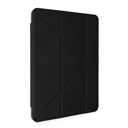 Newface Mars iPad Air 11 (2024) Kalemlikli Tablet Kılıfı - Siyah