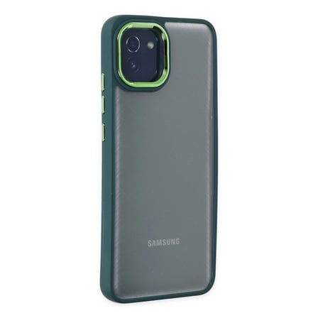 Samsung Galaxy A03 Kılıf Dora Kapak - Haki Yeşil