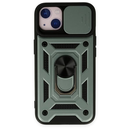 iPhone 14 Kılıf Pars Lens Yüzüklü Silikon