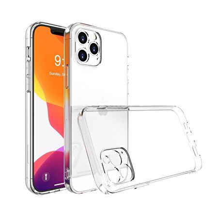 iPhone 14 Pro Kılıf Lüx Şeffaf Silikon