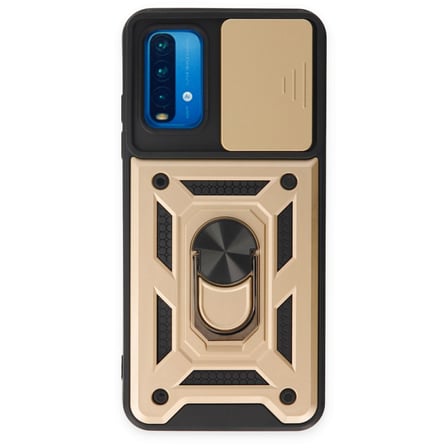 Xiaomi Redmi Note 9 4G Kılıf Pars Lens Yüzüklü Silikon