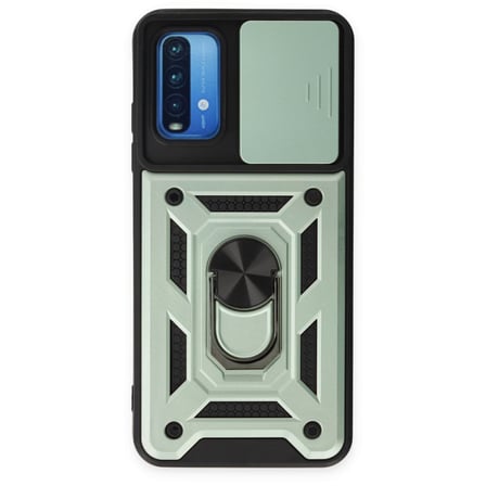 Xiaomi Redmi Note 9 4G Kılıf Pars Lens Yüzüklü Silikon