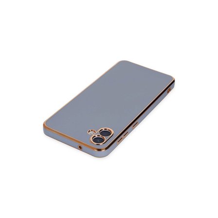 Samsung Galaxy A04 Kılıf Volet Silikon - Mavi