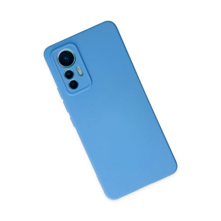 Xiaomi Mi 12 Lite Kılıf Nano İçi Kadife Silikon - Mavi