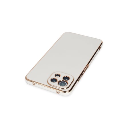 Xiaomi Mi 11 Lite Kılıf Volet Silikon - Beyaz