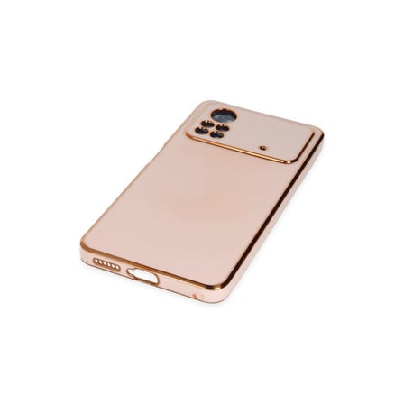 Newface Xiaomi Poco X4 Pro 5G Kılıf Volet Silikon - Pembe