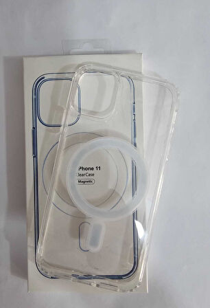ARMORİX İPHONE 11 MAGSAFELİ SERT ŞEFFAF KILIF