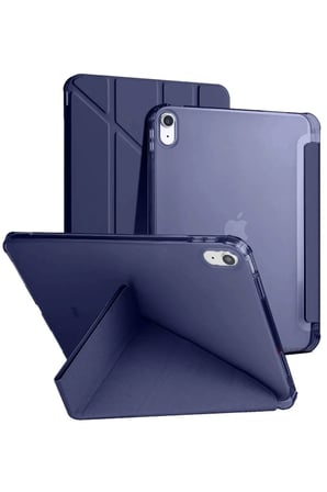uryport Apple iPad 2025 10.9 10.Nesil (A16) Kılıf Kalemlikli Mars Tablet Kılıfı - Lacivert