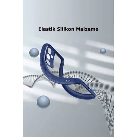 Newface Samsung Galaxy A14 4G Kılıf Platin Silikon - Yeşil