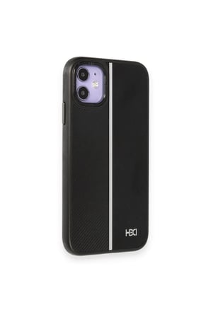 Fuchsia iPhone 11 ile Uyumlu Kılıf HBC-155 Lizbon Kapak - Siyah