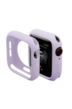 Newface Apple Watch 44mm Silikon Alt Kasa - Lila