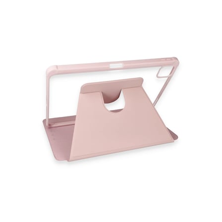 Apple iPad Pro 11 (2021) Kılıf Ling 360 Kalemlikli Tablet Kılıf - Rose Gold