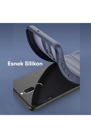 Uray store Huawei Mate 10 Lite Kılıf Optimum Silikon - Siyah