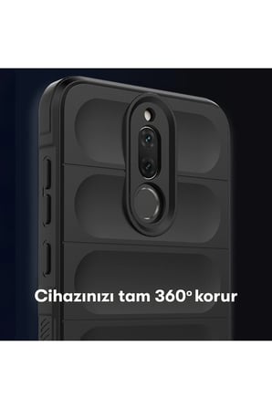 Uray store Huawei Mate 10 Lite Kılıf Optimum Silikon - Kırmızı
