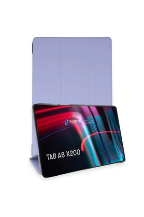 uryport Samsung Galaxy X200 Tab A8 10.5 Kılıf Tablet Smart Kılıf - Lila