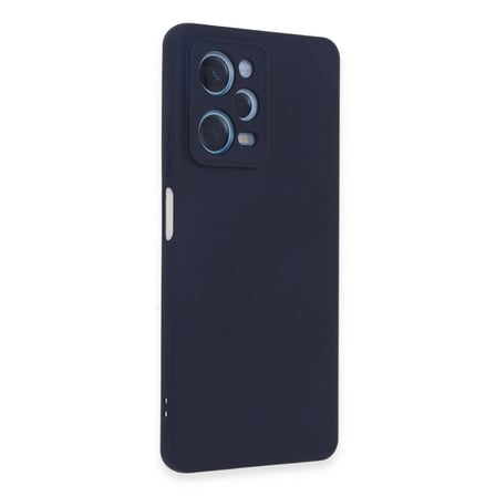 Xiaomi Uyumlu Redmi Note 12 Pro 5g Kılıf Nano İçi Kadife Silikon - Lacivert