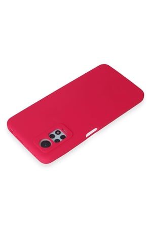 uryport Xiaomi Redmi Note 12 Pro 4G Kılıf Nano içi Kadife Silikon - Pembe