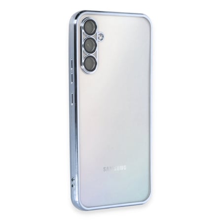 Newface Samsung Galaxy A54 5G Kılıf Razer Lensli Silikon - Açık Mavi