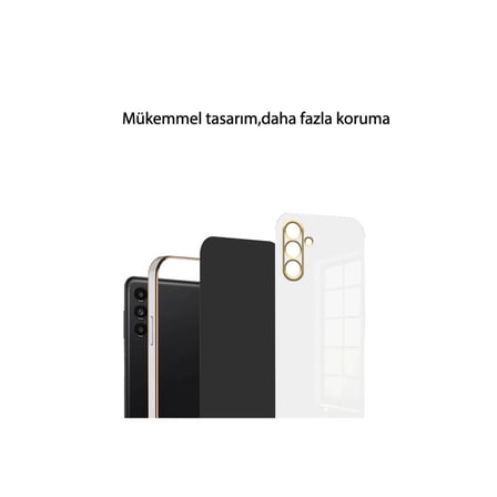 Samsung Galaxy A24 4g Kılıf Volet Silikon - Beyaz