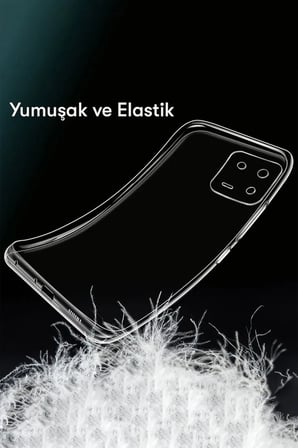 Uryport Xiaomi Mi 13 Pro Kılıf Lüx Şeffaf Silikon
