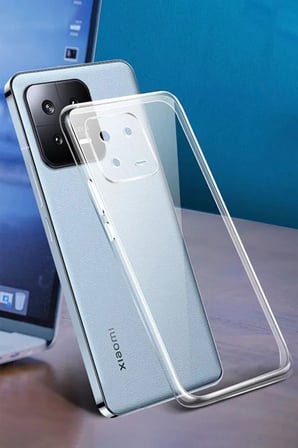 Uryport Xiaomi Mi 13 Pro Kılıf Lüx Şeffaf Silikon