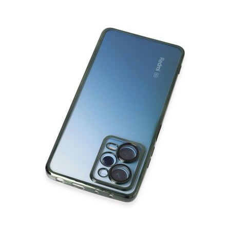 Xiaomi Redmi Note 12 Pro 5g Kılıf Kamera Korumalı Lensli Silikon - Yeşil