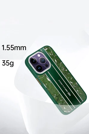 Fuchsia iPhone 14 Pro Max ile Uyumlu Kılıf HBC-188 Astra Kapak - Derin Mor