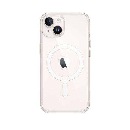 Odak SnapSafe iPhone 15 Kamera Korumalı MagSafe Silikon Kılıf - Şeffaf