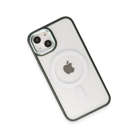 Newface Room iPhone 15 MagSafe Silikon Kılıf - Köknar Yeşili