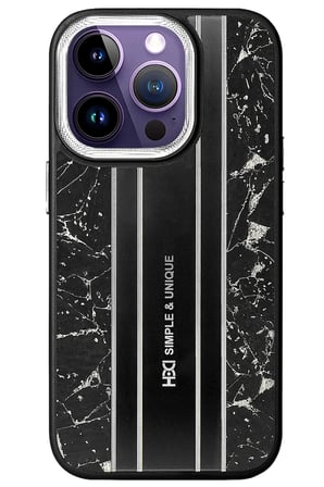 Fuchsia iPhone 15 Pro Max ile Uyumlu Kılıf HBC-188 Astra Kapak - Koyu Yeşil