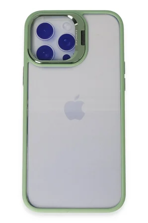 Fuchsia iPhone 14 Pro Max ile Uyumlu Kılıf Roblox Lens Standlı Kapak - Yeşil