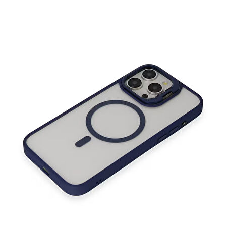 Joko Roblox Lens iPhone 15 Pro Standlı MagSafe Kılıf - Lacivert