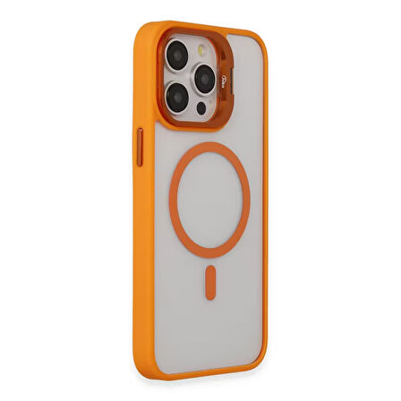 Joko Roblox Lens iPhone 15 Pro Standlı MagSafe Kılıf - Turuncu