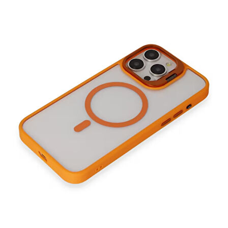 Joko Roblox Lens iPhone 15 Pro Standlı MagSafe Kılıf - Turuncu