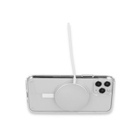 Newface Pc Real iPhone 15 MagSafe Kılıf - Şeffaf