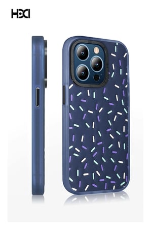 Fuchsia iPhone 14 Pro Max ile Uyumlu Kılıf HBC-222 Bern Kapak - Koyu Yeşil