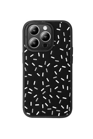Fuchsia iPhone 15 Pro ile Uyumlu Kılıf HBC-222 Bern Kapak - Siyah