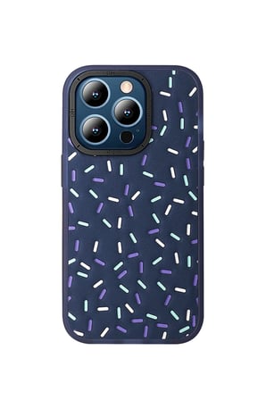 Fuchsia iPhone 15 Pro ile Uyumlu Kılıf HBC-222 Bern Kapak - Lacivert