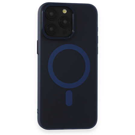 Newface Lodos iPhone 15 Pro Max MagSafe Kılıf - Mavi