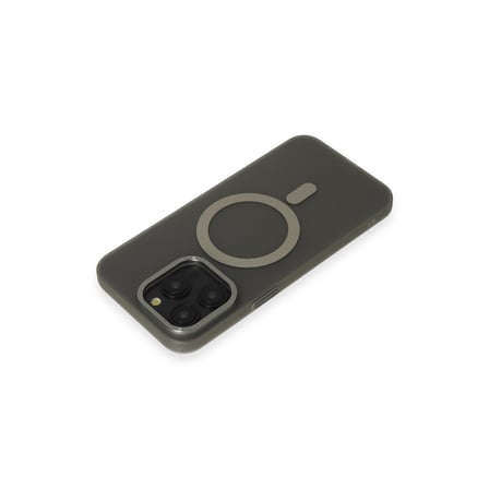 Newface iPhone 15 Pro Kılıf Lodos Magneticsafe Mat Kapak - Titan Gri
