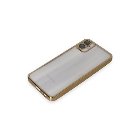 Samsung Galaxy A05 Kılıf Kamera Korumalı Lensli Silikon - Gold
