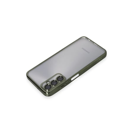 Samsung Galaxy A05S Kılıf Kamera Korumalı Lensli Silikon - Yeşil
