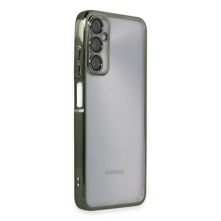 Samsung Galaxy A05S Kılıf Kamera Korumalı Lensli Silikon - Yeşil