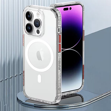 Joko Ramos iPhone 15 Pro Max MagSafe Kılıf - Şeffaf