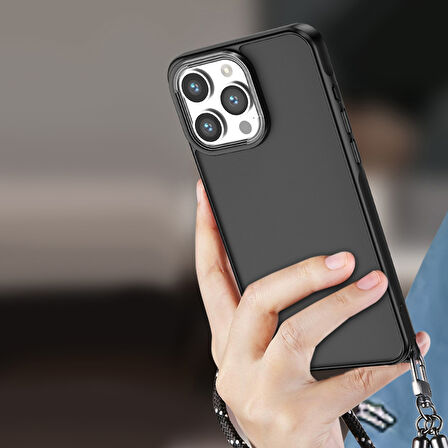 iPhone 12 Pro Max Kılıf Elegant Seri Silikon Kapak
