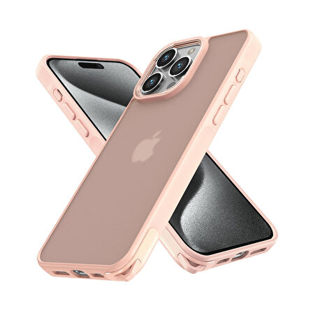 iPhone 15 Pro Max Kılıf Elegant Seri Silikon Kapak