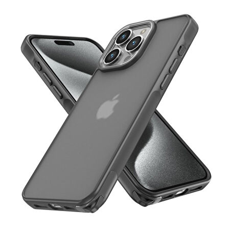 iPhone 15 Pro Max Kılıf Elegant Seri Silikon Kapak