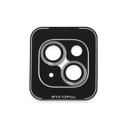 iPhone 15 / iPhone 15 Plus PVD Metal Kamera Lens Koruyucu 2li Set